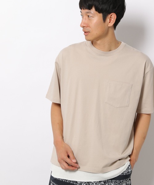 LAKOLE（ラコレ）の「【2点SET】タンクセットTシャツ / 947652（Tシャツ/カットソー・メンズ・グレー/ブラック/ラベンダー/ベージュ・MEDIUM/X-LARGE/LARGE）」の14枚目の写真