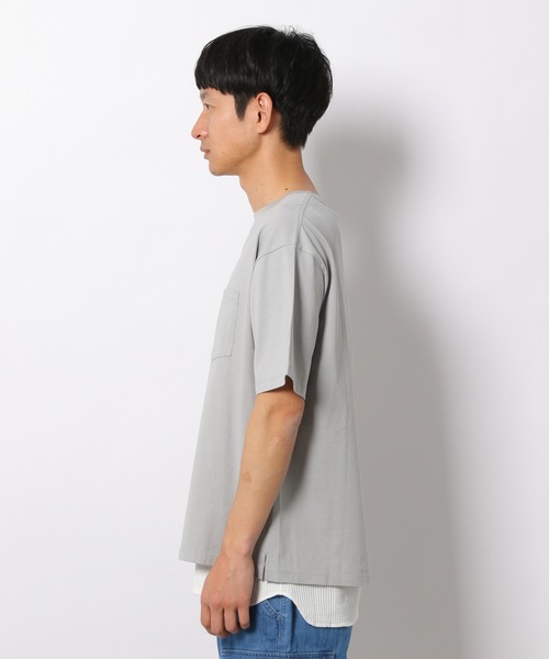 LAKOLE（ラコレ）の「【2点SET】タンクセットTシャツ / 947652（Tシャツ/カットソー・メンズ・グレー/ブラック/ラベンダー/ベージュ・MEDIUM/X-LARGE/LARGE）」の20枚目の写真