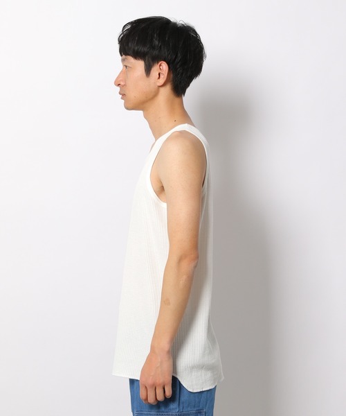 LAKOLE（ラコレ）の「【2点SET】タンクセットTシャツ / 947652（Tシャツ/カットソー・メンズ・グレー/ブラック/ラベンダー/ベージュ・MEDIUM/X-LARGE/LARGE）」の21枚目の写真