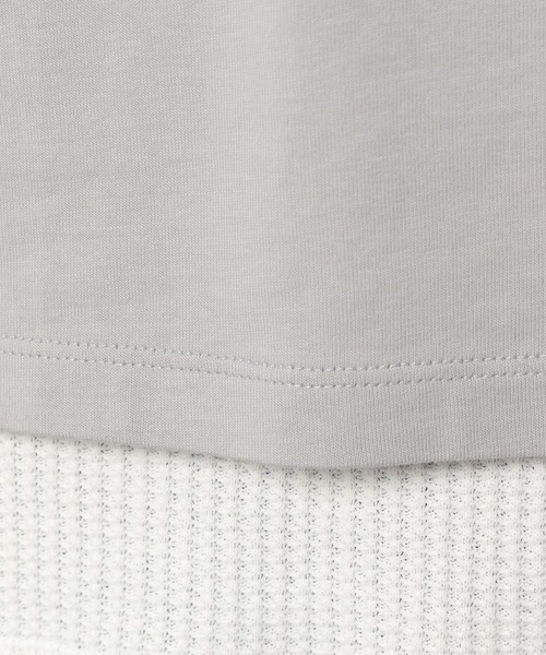 LAKOLE（ラコレ）の「【2点SET】タンクセットTシャツ / 947652（Tシャツ/カットソー・メンズ・グレー/ブラック/ラベンダー/ベージュ・MEDIUM/X-LARGE/LARGE）」の16枚目の写真