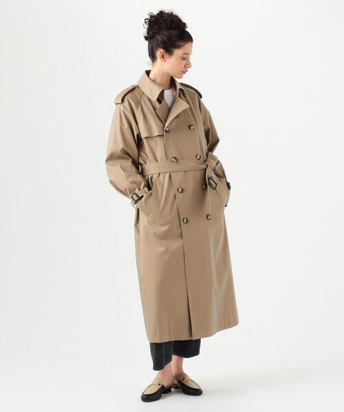 TOMORROWLAND （トゥモローランド）の「■コットンギャバジン トレンチコート（トレンチコート・レディース・キャメル・36/34）」の2枚目の写真