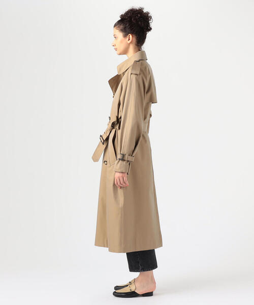 TOMORROWLAND （トゥモローランド）の「■コットンギャバジン トレンチコート（トレンチコート・レディース・キャメル・36/34）」の3枚目の写真