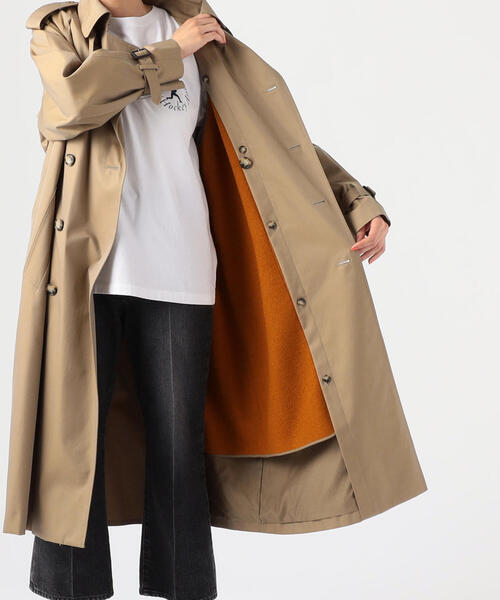TOMORROWLAND （トゥモローランド）の「■コットンギャバジン トレンチコート（トレンチコート・レディース・キャメル・36/34）」の6枚目の写真