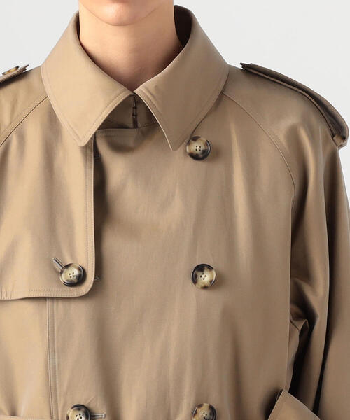 TOMORROWLAND （トゥモローランド）の「■コットンギャバジン トレンチコート（トレンチコート・レディース・キャメル・36/34）」の7枚目の写真