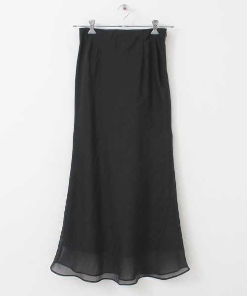 URBAN RESEARCH(アーバンリサーチ)の「シアーバイアススカート(スカート・レディース・ブラック/キャメル・36/38)」の20枚目の写真