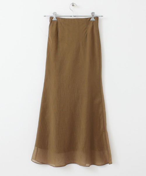 URBAN RESEARCH(アーバンリサーチ)の「シアーバイアススカート(スカート・レディース・ブラック/キャメル・36/38)」の15枚目の写真