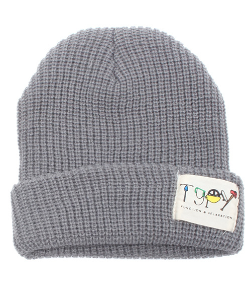 CIAOPANIC TYPY（チャオパニックティピー）の「KIDSリブニットワッチC（ニットキャップ/ビーニー・キッズ・チャコールグレー/グレー/ベージュ/ワインレッド/グリーン/ロイヤルブルー/マスタード/ブラック・FREE）」の4枚目の写真