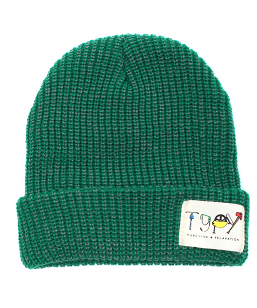 CIAOPANIC TYPY（チャオパニックティピー）の「KIDSリブニットワッチC（ニットキャップ/ビーニー・キッズ・チャコールグレー/グレー/ベージュ/ワインレッド/グリーン/ロイヤルブルー/マスタード/ブラック・FREE）」の6枚目の写真