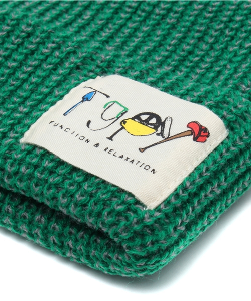 CIAOPANIC TYPY（チャオパニックティピー）の「KIDSリブニットワッチC（ニットキャップ/ビーニー・キッズ・チャコールグレー/グレー/ベージュ/ワインレッド/グリーン/ロイヤルブルー/マスタード/ブラック・FREE）」の14枚目の写真