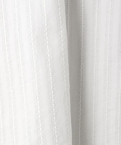 BEAUTY&YOUTH UNITED ARROWS(ビューティーアンドユースユナイテッドアローズ)の「BY カラミ織ストライプ フロントヨークブラウス(シャツ/ブラウス・レディース・ホワイト/ブラック・FREE)」の17枚目の写真