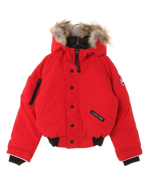 SHIPS（シップス）の「CANADA GOOSE(カナダグース):RUNDLE BOMBER（ダウンジャケット/コート・キッズ・ブラック/レッド/ネイビー・LARGE/X-LARGE/SMALL/X-SMALL/MEDIUM）」の5枚目の写真