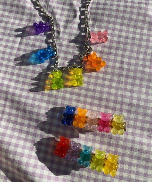 WC（ダブル シー）の「カラフルベアネックレス（ネックレス・レディース・その他1・FREE）」の2枚目の写真
