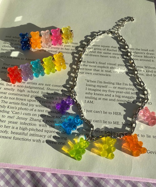 WC（ダブル シー）の「カラフルベアネックレス（ネックレス・レディース・その他1・FREE）」の3枚目の写真