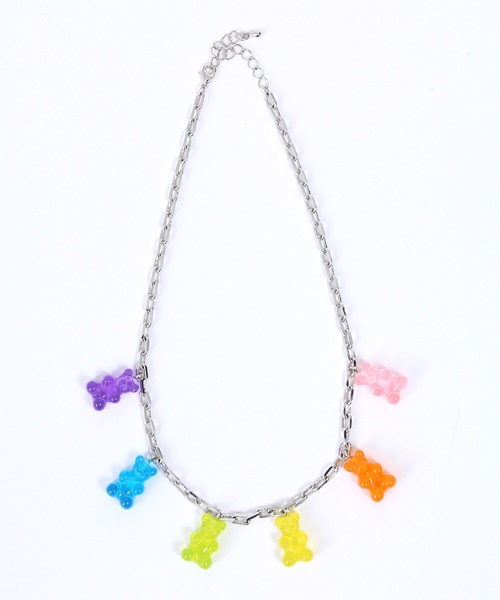 WC（ダブル シー）の「カラフルベアネックレス（ネックレス・レディース・その他1・FREE）」の5枚目の写真