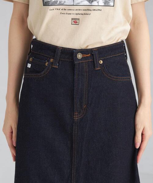 SOMETHING（サムシング）の「【別注】＜SOMETHING(サムシング)＞ デニム フレア スカート（デニムスカート・レディース・ネイビー/グレー/ライトブルー・M/S）」の11枚目の写真