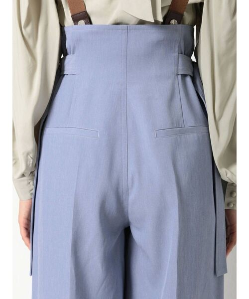MERCURYDUO（マーキュリーデュオ）の「サスペンダー付ハイウエストパンツ（その他パンツ・レディース・ブルー/アイボリー/ミント・SMALL/MEDIUM）」の11枚目の写真