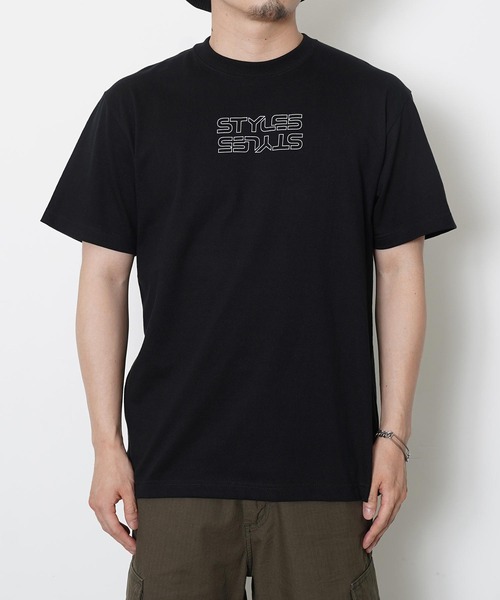 styles（スタイルス）の「Styles S/S TEE Center Chest Print（Tシャツ/カットソー・メンズ・ホワイト/ブラック/ベージュ・S/M/L）」の10枚目の写真