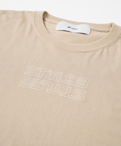 styles（スタイルス）の「Styles S/S TEE Center Chest Print（Tシャツ/カットソー・メンズ・ホワイト/ブラック/ベージュ・S/M/L）」の15枚目の写真