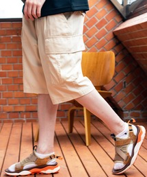 ８(eight) | 綾織ワイドショーツ(カーゴパンツ)