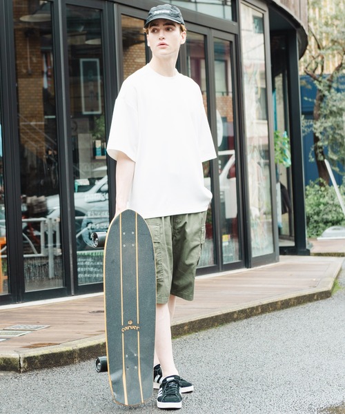 ８(eight)（エイト）の「綾織ワイドショーツ（カーゴパンツ・メンズ・ブラック/オフホワイト/ネイビー/ベージュ/オリーブ・LARGE/MEDIUM/SMALL）」の20枚目の写真