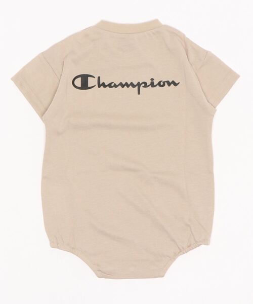 Champion（チャンピオン）の「Champion/チャンピオン　半袖ロンパース（ロンパース・キッズ・ブラック系その他/ブラック/ピンク系その他/オフホワイト/ブラック系その他3/ホワイト系その他/ブルー/ミント/ベージュ/ホワイト系その他2/ブラック系その他2/ベージュ系その他3/ベージュ系その他/ピンク/ホワイト系その他3・70cm/80ｃｍ）」の22枚目の写真