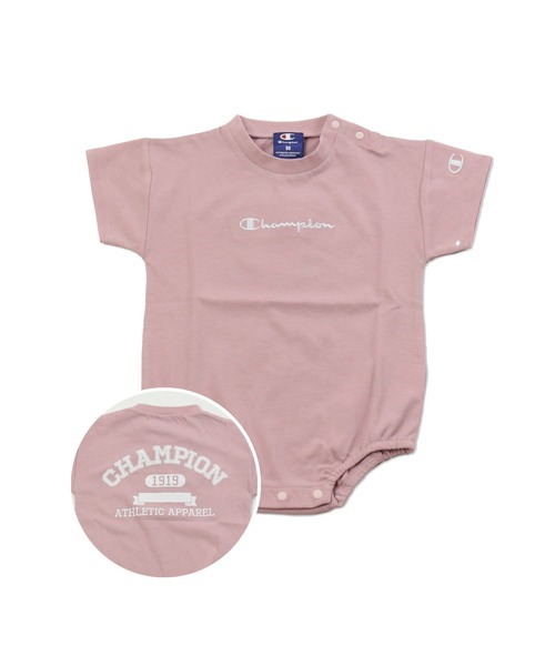 Champion（チャンピオン）の「Champion/チャンピオン　半袖ロンパース（ロンパース・キッズ・ブラック系その他/ブラック/ピンク系その他/オフホワイト/ブラック系その他3/ホワイト系その他/ブルー/ミント/ベージュ/ホワイト系その他2/ブラック系その他2/ベージュ系その他3/ベージュ系その他/ピンク/ホワイト系その他3・70cm/80ｃｍ）」の15枚目の写真