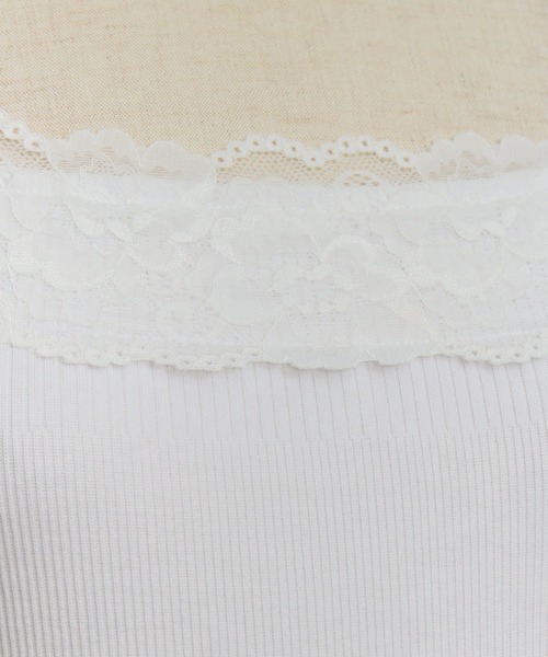 AS KNOW AS PINKY（アズノゥアズピンキー）の「ランダム前後なノースリーブタンクトップ（タンクトップ・レディース・オフホワイト/ブラック/ライトグリーン/ブルー・FREE）」の12枚目の写真