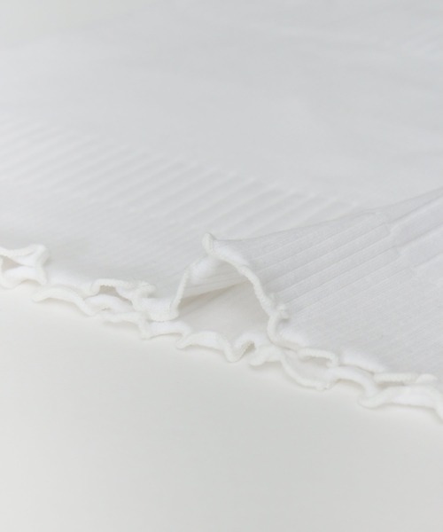 AS KNOW AS PINKY（アズノゥアズピンキー）の「ランダム前後なノースリーブタンクトップ（タンクトップ・レディース・オフホワイト/ブラック/ライトグリーン/ブルー・FREE）」の10枚目の写真