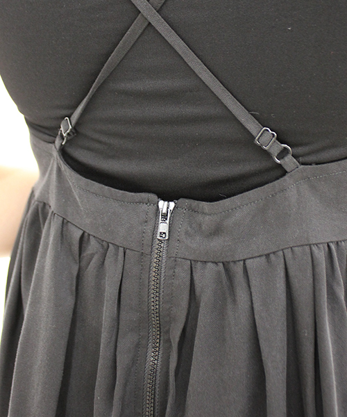 i（アイ）の「CAMISOLE ONE-PIECE（ワンピース・レディース・ホワイト/ブラック・FREE）」の8枚目の写真