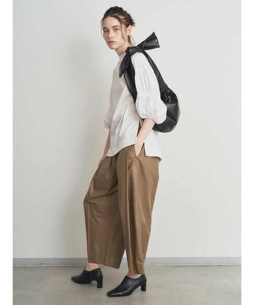 ELENDEEK（エレンディーク）の「マムルークハーフスリーブカットソー（Tシャツ/カットソー・レディース・ブラック/オフホワイト・FREE）」の7枚目の写真