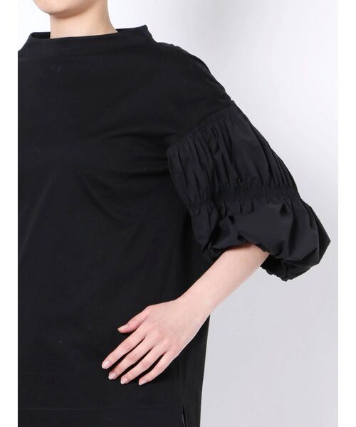 ELENDEEK（エレンディーク）の「マムルークハーフスリーブカットソー（Tシャツ/カットソー・レディース・ブラック/オフホワイト・FREE）」の14枚目の写真