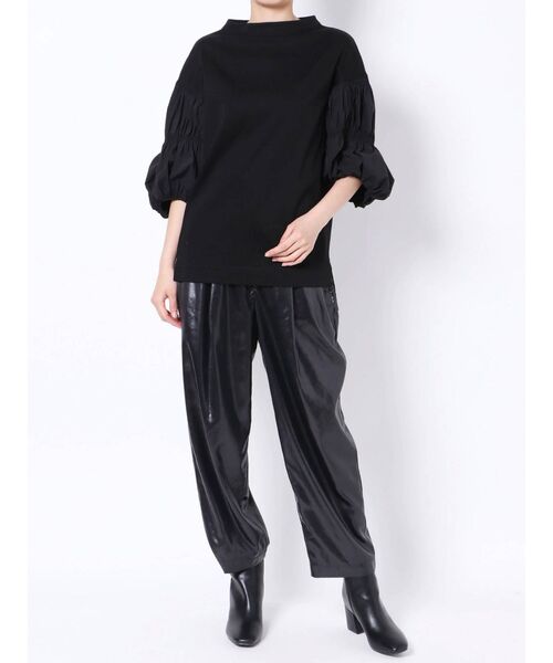 ELENDEEK（エレンディーク）の「マムルークハーフスリーブカットソー（Tシャツ/カットソー・レディース・ブラック/オフホワイト・FREE）」の16枚目の写真