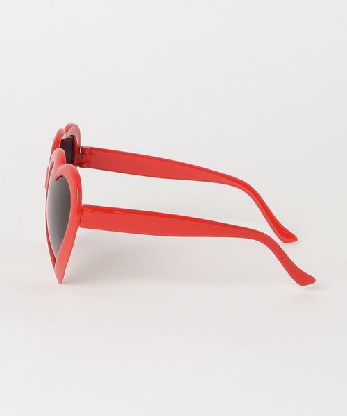 WEGO（ウィゴー）の「WEGO/ハートサングラス（サングラス・レディース・ホワイト/サックスブルー/パープル/ライトパープル/ピンク/ライトピンク/レッド/ブラック/イエロー/ライトイエロー/ブルー/オレンジ/グリーン/ターコイズブルー/ピンク系その他/オレンジ系その他・FREE）」の17枚目の写真