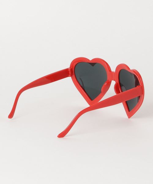 WEGO（ウィゴー）の「WEGO/ハートサングラス（サングラス・レディース・ホワイト/サックスブルー/パープル/ライトパープル/ピンク/ライトピンク/レッド/ブラック/イエロー/ライトイエロー/ブルー/オレンジ/グリーン/ターコイズブルー/ピンク系その他/オレンジ系その他・FREE）」の18枚目の写真