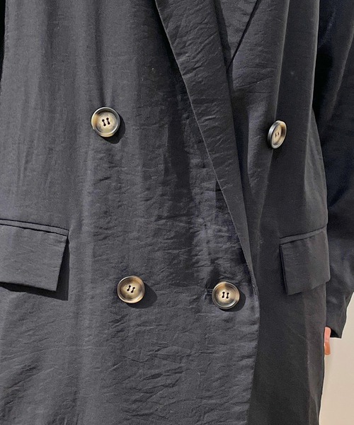 Omekashi(オメカシ)の「ダブルテーラードジャケット(テーラードジャケット・レディース・ブラック/イエロー・FREE)」の4枚目の写真