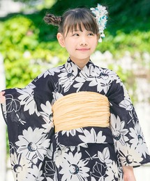 bonheur saisons(ボヌールセゾン)の選べるキッズ浴衣2点セット (浴衣+帯)(浴衣)
