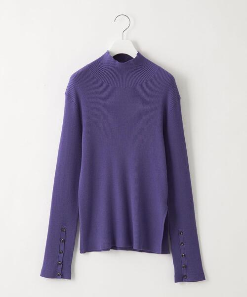 ＜EMMEL REFINES（エメル リファインズ）＞EM HW リブ ハイネック ニット －ウォッシャブル－