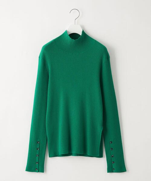 ＜EMMEL REFINES（エメル リファインズ）＞EM HW リブ ハイネック ニット －ウォッシャブル－