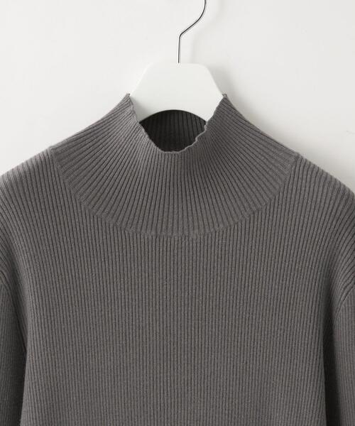 ＜EMMEL REFINES（エメル リファインズ）＞EM HW リブ ハイネック ニット －ウォッシャブル－