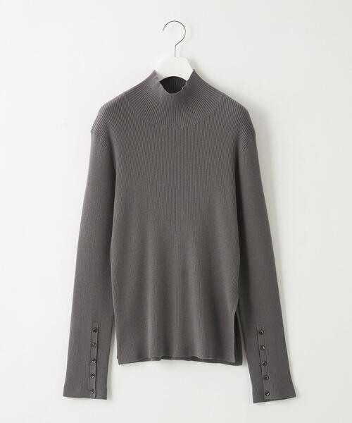 ＜EMMEL REFINES（エメル リファインズ）＞EM HW リブ ハイネック ニット －ウォッシャブル－