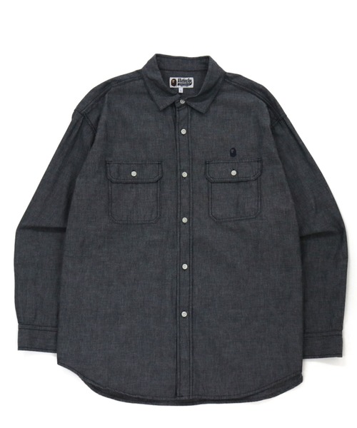 CHAMBRAY LOOSE FIT SHIRT M CHAMBRAY LOOSE FIT SHIRT M
