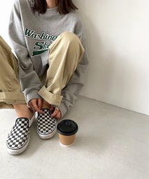 CANAL JEAN | via j(ヴィアジェイ) "Washington skate"裏毛トレーナー(スウェット)