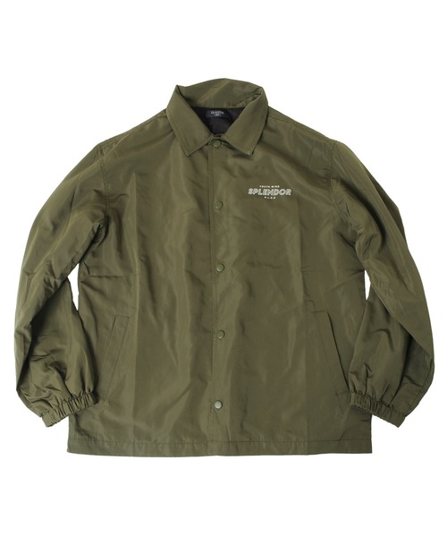 GLAZOS（グラソス）の「コーチジャケット（ブルゾン・キッズ・ブラック/エンジ/カーキ・130cm/140cm/150cm/160cm/170cm）」の3枚目の写真