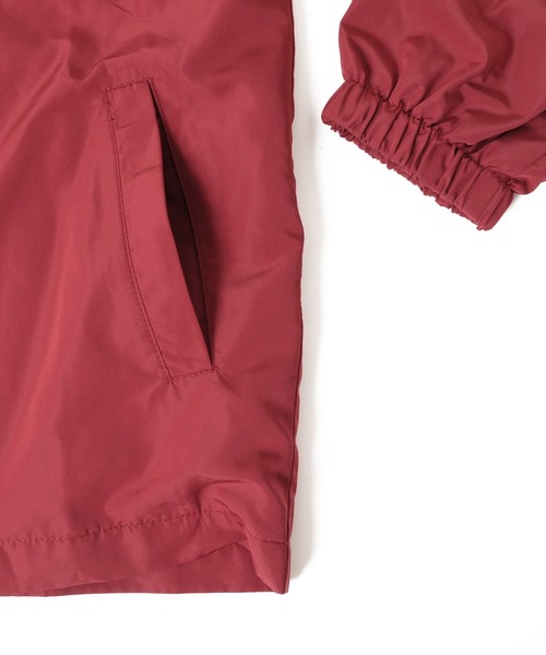 GLAZOS（グラソス）の「コーチジャケット（ブルゾン・キッズ・ブラック/エンジ/カーキ・130cm/140cm/150cm/160cm/170cm）」の7枚目の写真