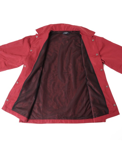 GLAZOS（グラソス）の「コーチジャケット（ブルゾン・キッズ・ブラック/エンジ/カーキ・130cm/140cm/150cm/160cm/170cm）」の9枚目の写真