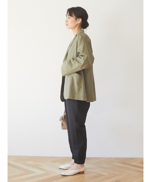 Green　Parks（グリーンパークス）の「ジョガーパンツ＊（その他パンツ・レディース・ホワイト系その他2/ブラック・M/L）」の20枚目の写真