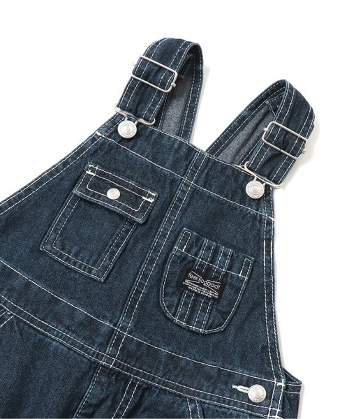 BREEZE（ブリーズ）の「スターポケットサロペット 10分丈（サロペット/オーバーオール・キッズ・ブルー/ブラック・110/100/130/90/120/80）」の8枚目の写真