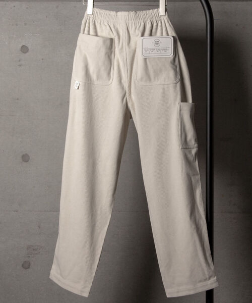NOLLEY'S goodman(ノーリーズグッドマン)の「【WORK ABOUT/ワークアバウト】PHILLIP PANTS コーデュロイ ワイド イージー ストレッチ パンツ(その他パンツ・メンズ・ピンク/ブラック/オリーブ/モカ/オフホワイト・S/M/L)」の2枚目の写真