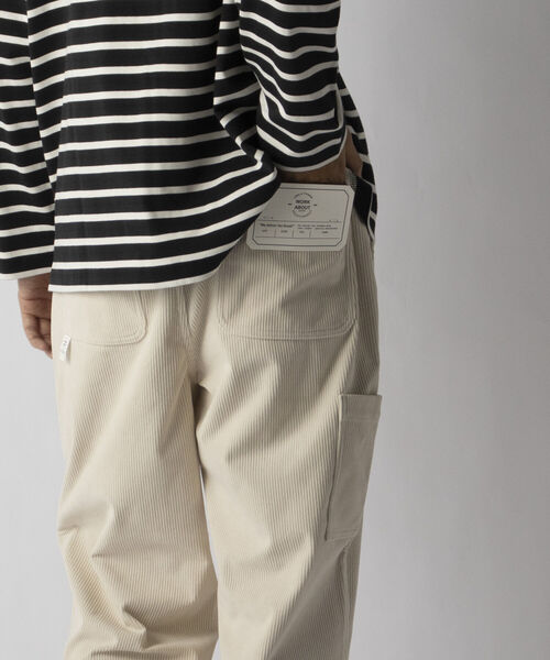 NOLLEY'S goodman(ノーリーズグッドマン)の「【WORK ABOUT/ワークアバウト】PHILLIP PANTS コーデュロイ ワイド イージー ストレッチ パンツ(その他パンツ・メンズ・ピンク/ブラック/オリーブ/モカ/オフホワイト・S/M/L)」の7枚目の写真