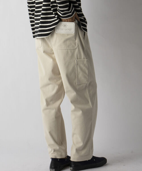 NOLLEY'S goodman(ノーリーズグッドマン)の「【WORK ABOUT/ワークアバウト】PHILLIP PANTS コーデュロイ ワイド イージー ストレッチ パンツ(その他パンツ・メンズ・ピンク/ブラック/オリーブ/モカ/オフホワイト・S/M/L)」の8枚目の写真